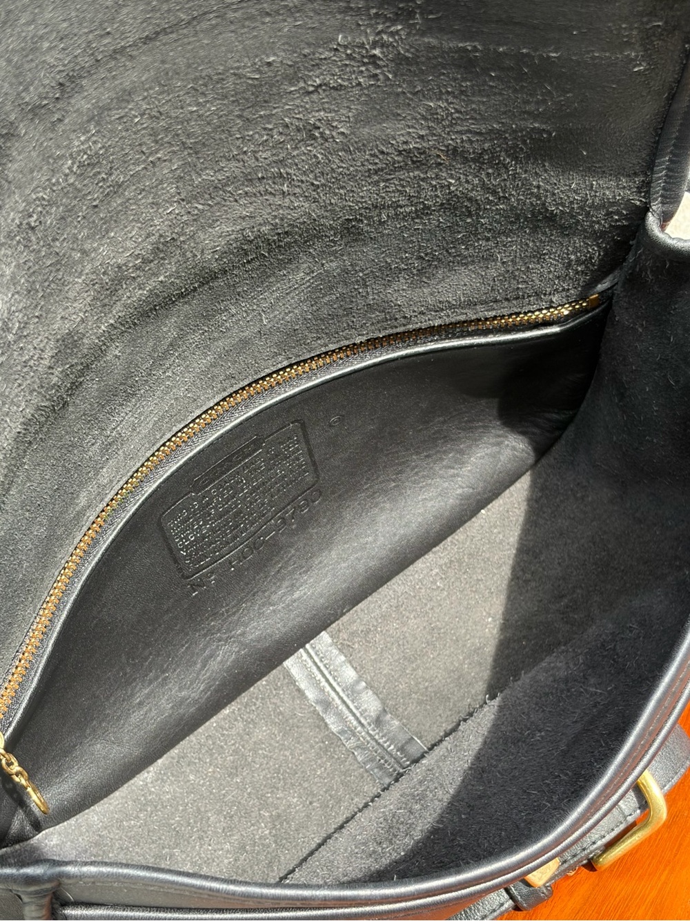 Vintage COACH City Bag Black Leather style 9790 EUC - Picture 7 of 17